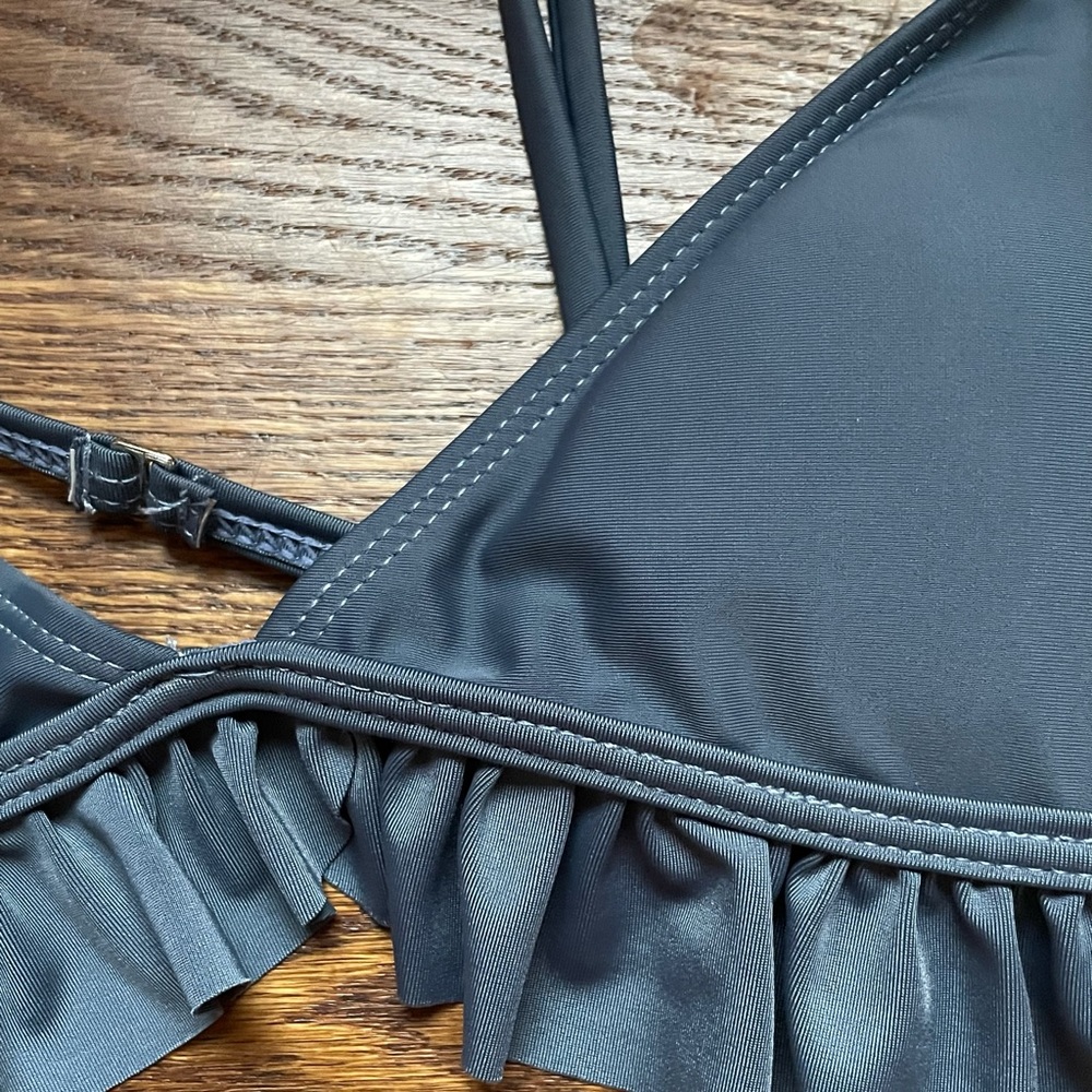 Gray Shein Bikini Top